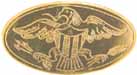 Oval Cheek Inlay, with Eagle,
2.16" by 1.17", brass 0.040" thick